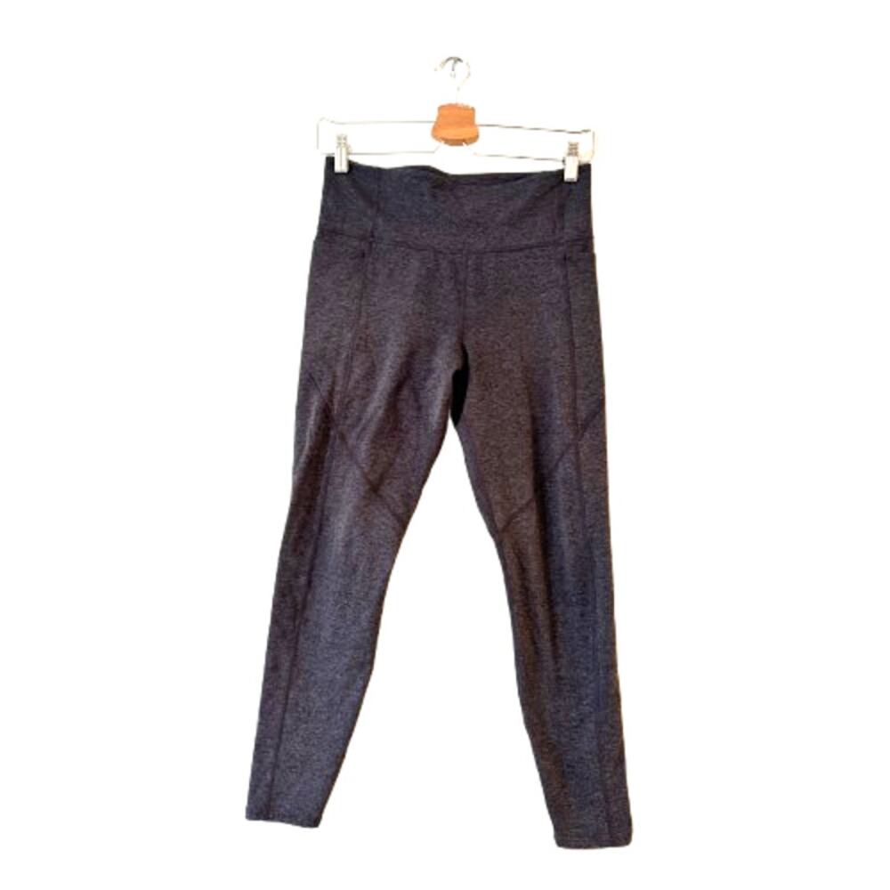 JoyLab‎ Legging Pants Size M Gray High Rise Side Pockets Pull On Activewear